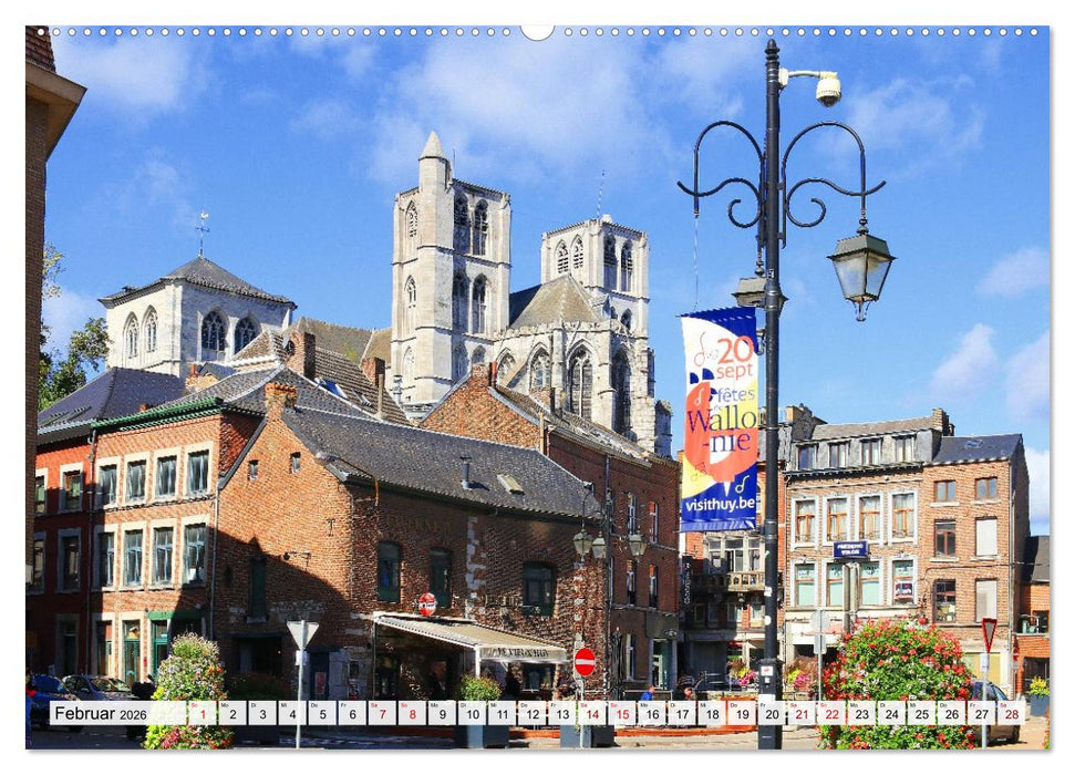 Malerisches Belgien - Stippvisiten in Verviers, Huy, Namur (CALVENDO Premium Wandkalender 2026)