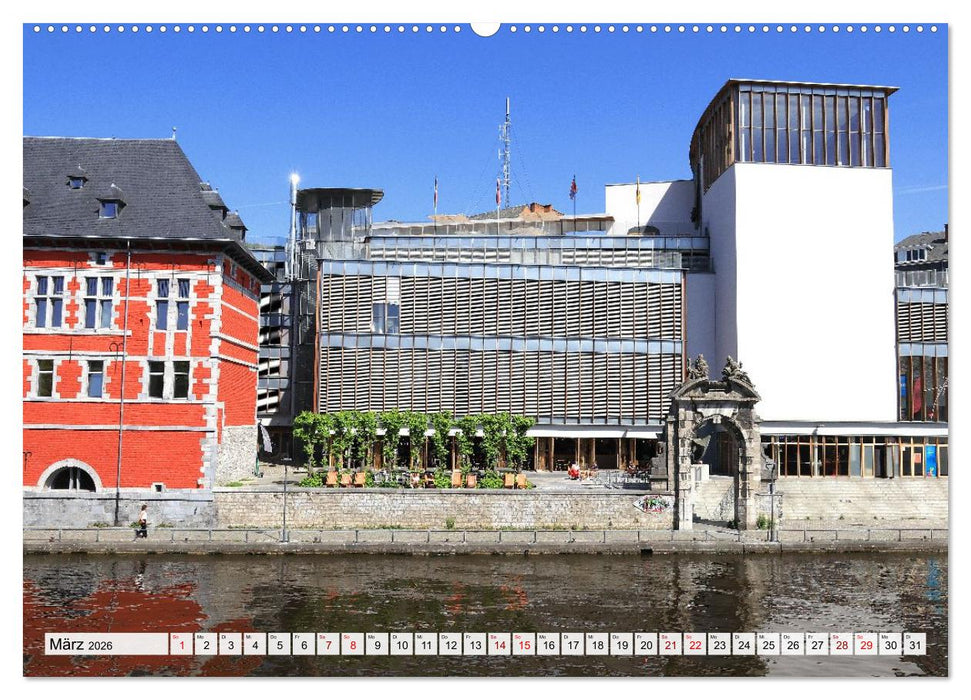 Malerisches Belgien - Stippvisiten in Verviers, Huy, Namur (CALVENDO Premium Wandkalender 2026)