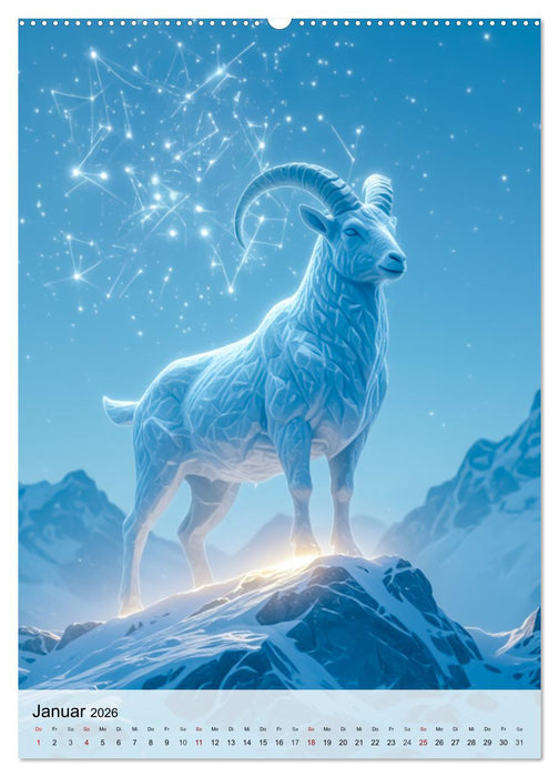 Der Mythos der Sternenzeichen - Sternenwesen des Zodiaks (CALVENDO Wandkalender 2026)
