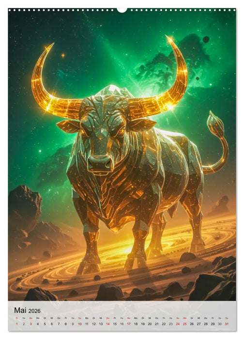 Der Mythos der Sternenzeichen - Sternenwesen des Zodiaks (CALVENDO Wandkalender 2026)