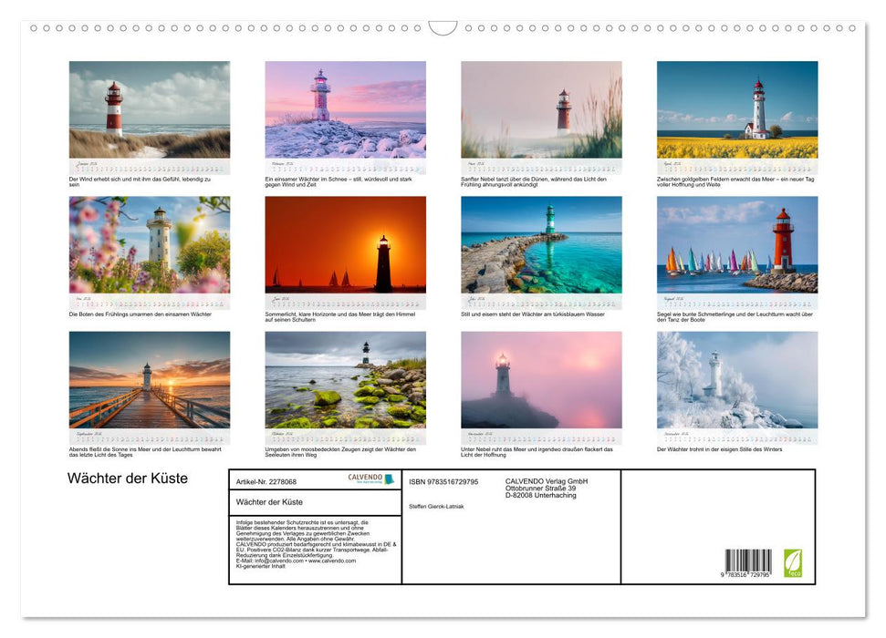 Wächter der Küste (CALVENDO Wandkalender 2026)