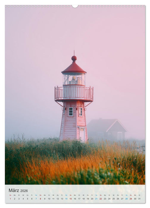 Leuchtturm-Fan (CALVENDO Wandkalender 2026)
