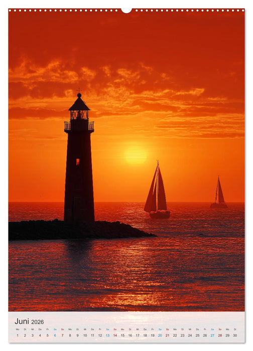Leuchtturm-Fan (CALVENDO Premium Wandkalender 2026)