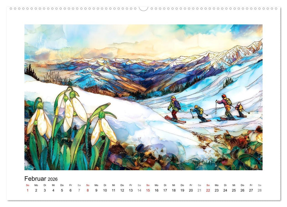 Die Farben der Berge (CALVENDO Wandkalender 2026)