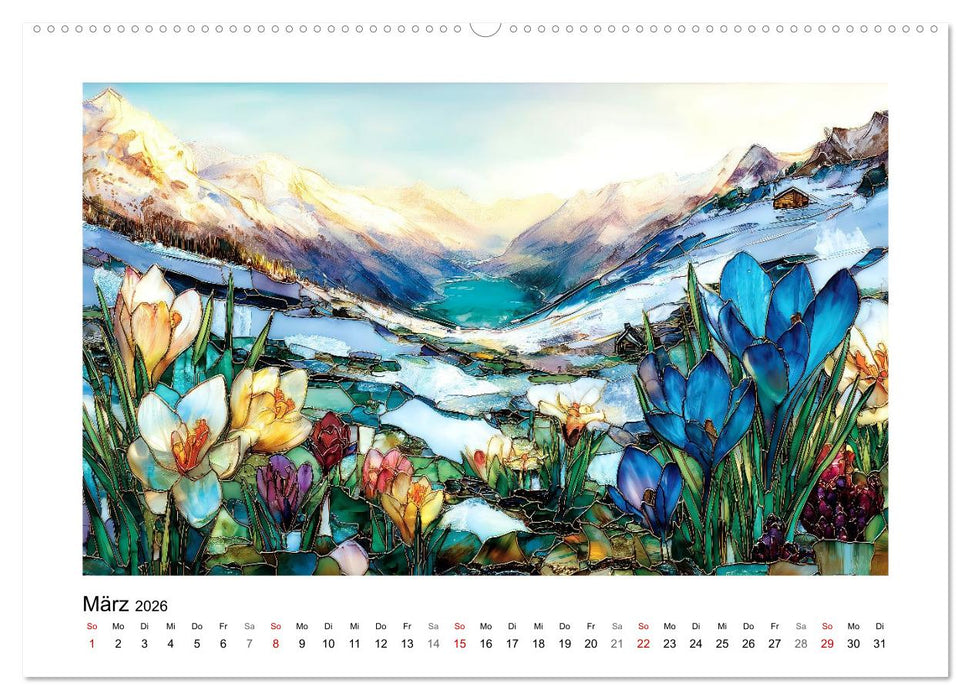 Die Farben der Berge (CALVENDO Wandkalender 2026)