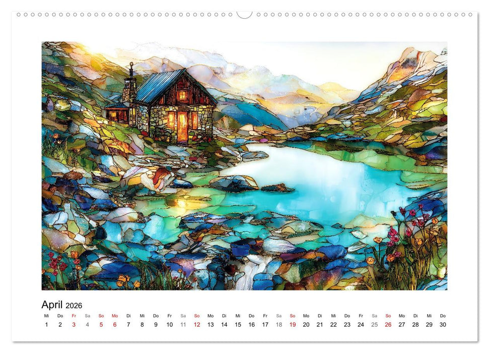 Die Farben der Berge (CALVENDO Wandkalender 2026)