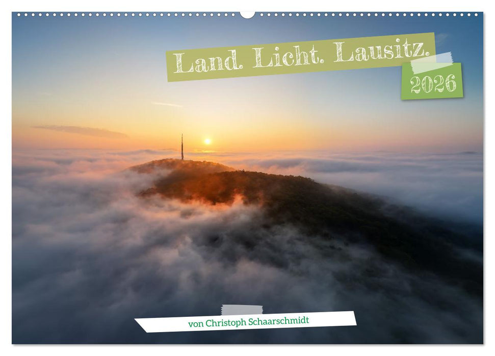 Land. Licht. Lausitz. (CALVENDO Wandkalender 2026)