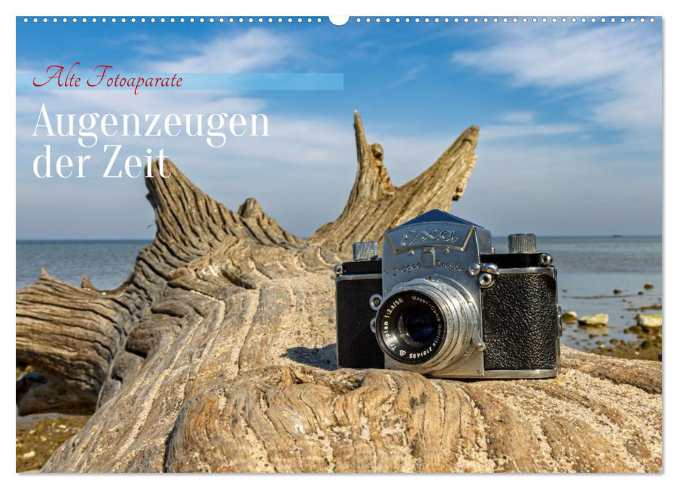 Alte Fotoapparate, Augenzeugen der Zeit (CALVENDO Wandkalender 2026)