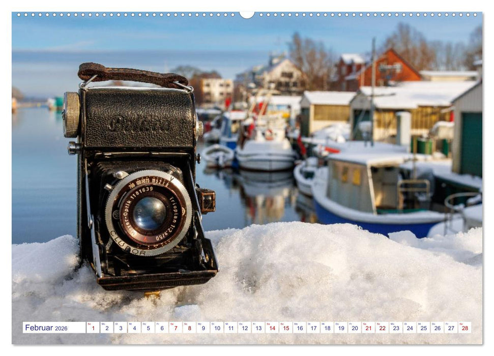 Alte Fotoapparate, Augenzeugen der Zeit (CALVENDO Wandkalender 2026)
