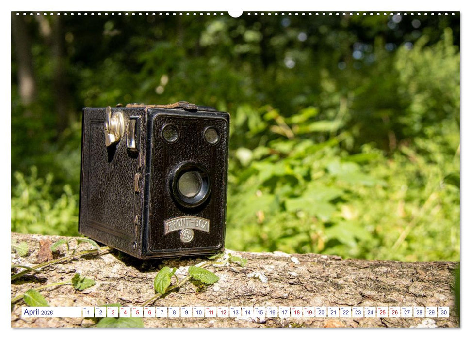 Alte Fotoapparate, Augenzeugen der Zeit (CALVENDO Wandkalender 2026)