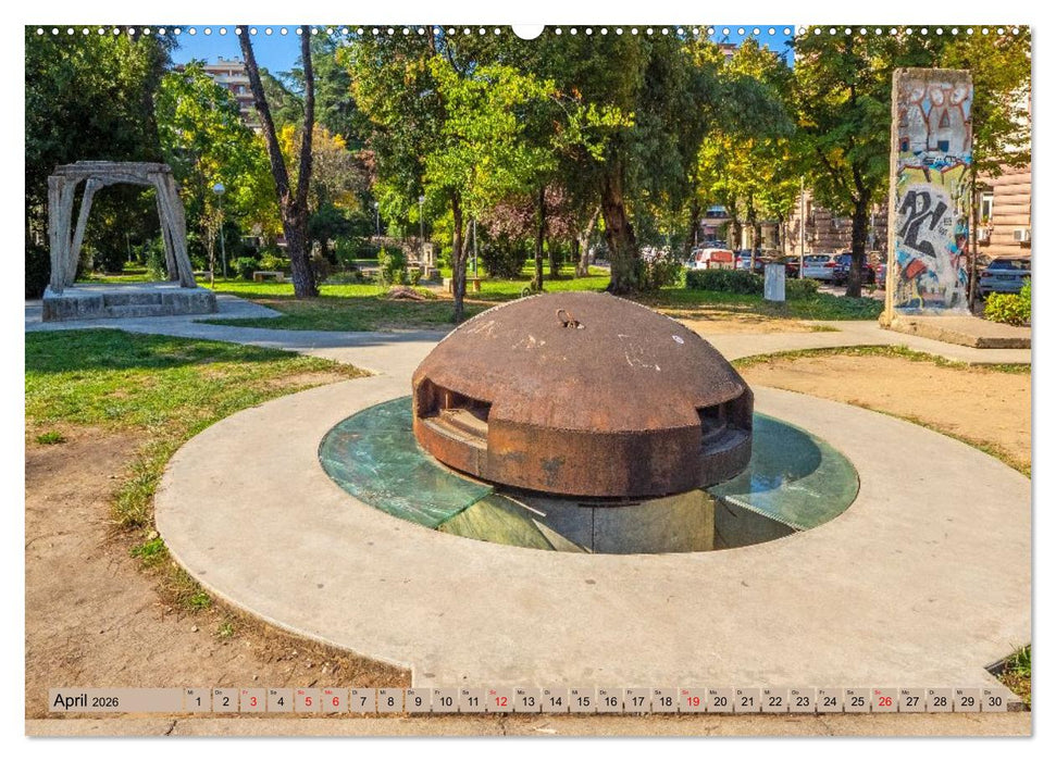 Tirana - Herz Albaniens (CALVENDO Premium Wandkalender 2026)