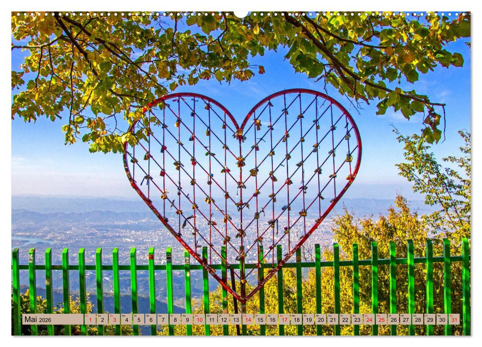 Tirana - Herz Albaniens (CALVENDO Premium Wandkalender 2026)