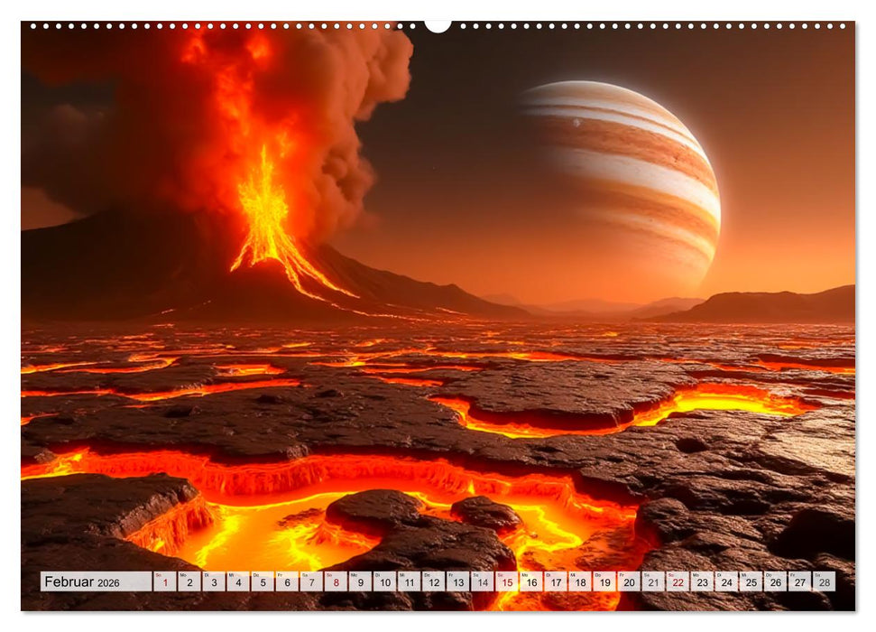 Kosmische Landschaften - Jenseits der Erde (CALVENDO Wandkalender 2026)