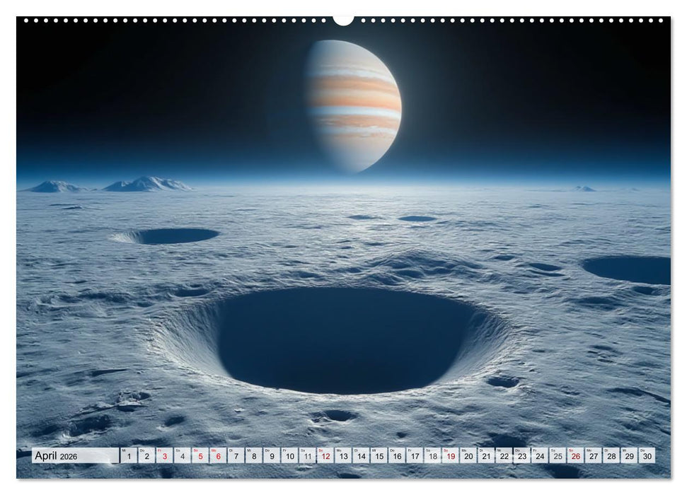 Kosmische Landschaften - Jenseits der Erde (CALVENDO Premium Wandkalender 2026)