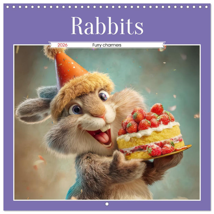 Rabbits - Furry charmers (CALVENDO Monthly Calendar 2026)