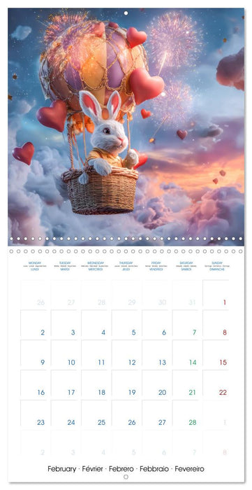Rabbits - Furry charmers (CALVENDO Monthly Calendar 2026)