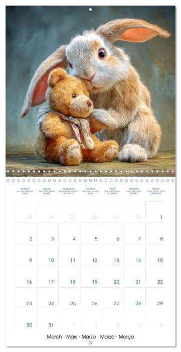 Rabbits - Furry charmers (CALVENDO Monthly Calendar 2026)
