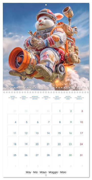 Rabbits - Furry charmers (CALVENDO Monthly Calendar 2026)