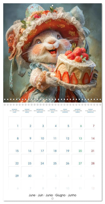 Rabbits - Furry charmers (CALVENDO Monthly Calendar 2026)