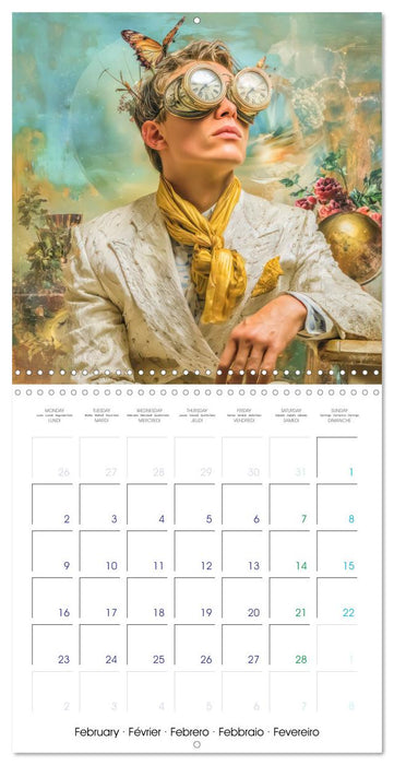 Surreal worlds - Moments of flowing time (CALVENDO Monthly Calendar 2026)