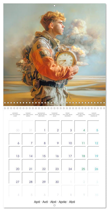 Surreal worlds - Moments of flowing time (CALVENDO Monthly Calendar 2026)