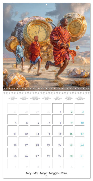 Surreal worlds - Moments of flowing time (CALVENDO Monthly Calendar 2026)