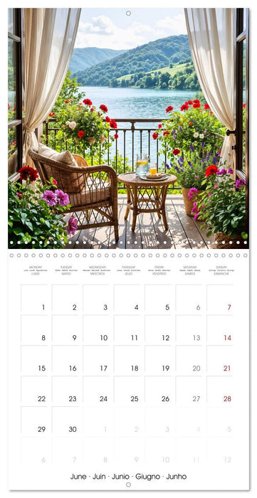 My quiet oasis - Inhale. Arrive. Find peace. (CALVENDO Monthly Calendar 2026)