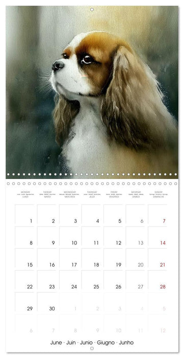 Chiens de cœur (CALVENDO Calendrier mensuel 2026)