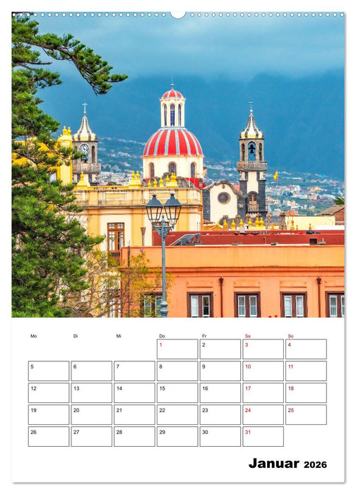 Wunderschönes Reiseziel - La Laguna und La Orotava (CALVENDO Premium Wandkalender 2026)