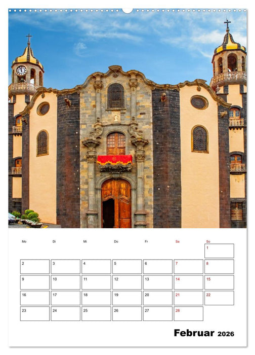Wunderschönes Reiseziel - La Laguna und La Orotava (CALVENDO Premium Wandkalender 2026)