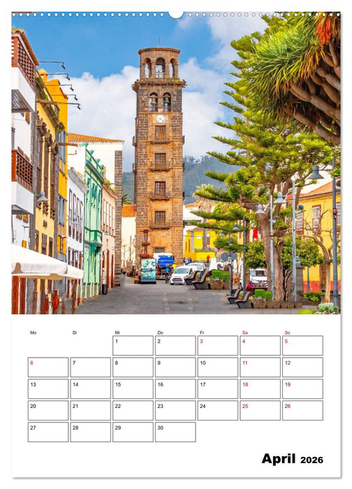Wunderschönes Reiseziel - La Laguna und La Orotava (CALVENDO Premium Wandkalender 2026)