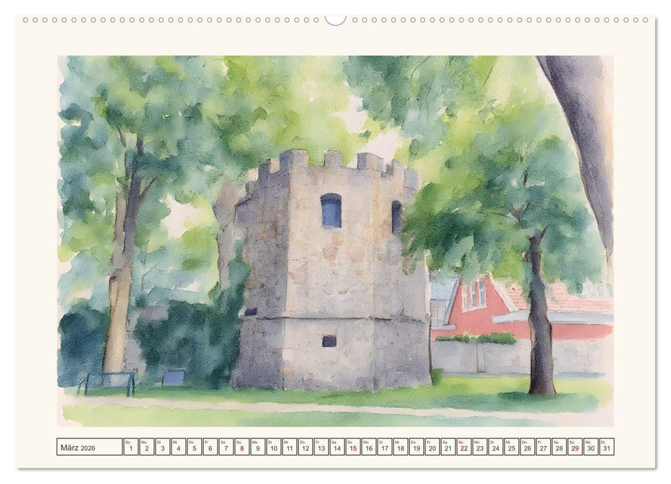 Von Süd nach Nord durch's Emsland (CALVENDO Wandkalender 2026)