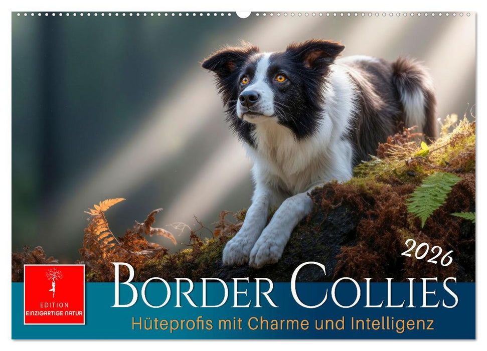 Border Collies Hüteprofis (CALVENDO Wandkalender 2026)