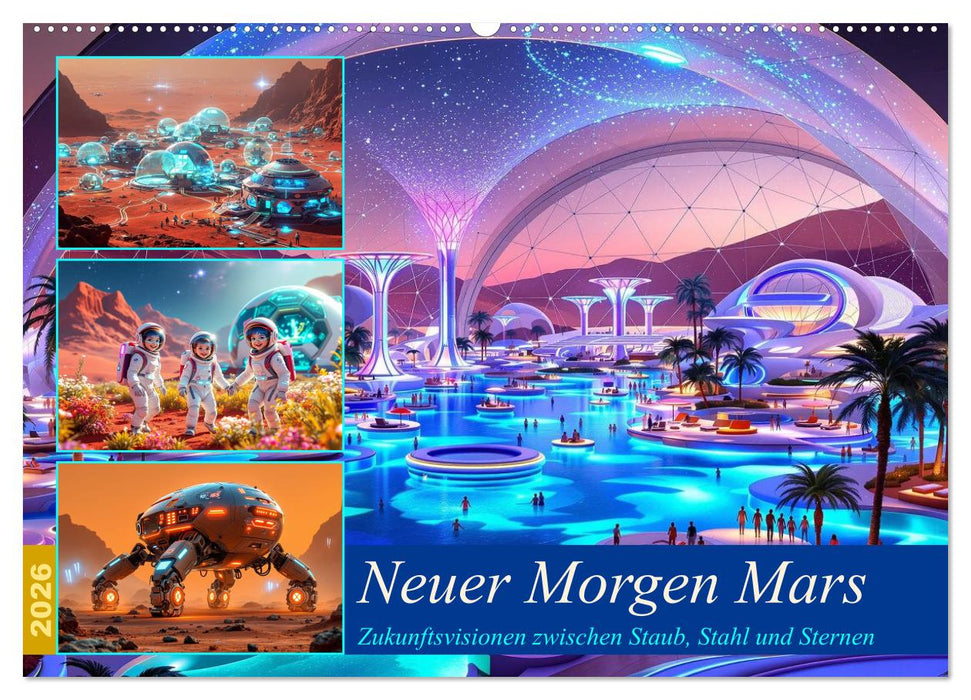 Neuer Morgen Mars (CALVENDO Wandkalender 2026)