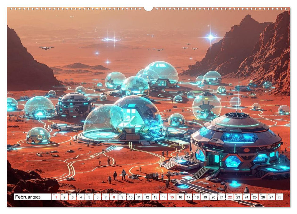 Neuer Morgen Mars (CALVENDO Wandkalender 2026)