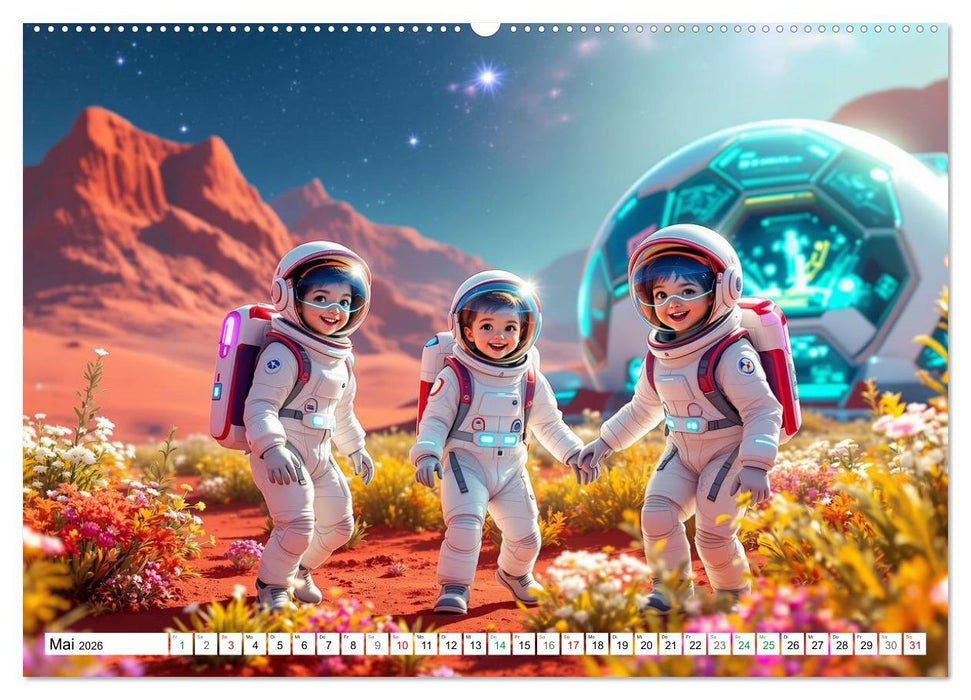 Neuer Morgen Mars (CALVENDO Wandkalender 2026)