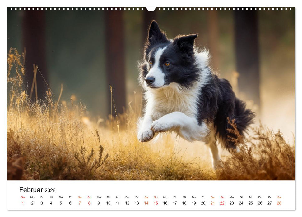 Border Collies Hüteprofis (CALVENDO Premium Wandkalender 2026)