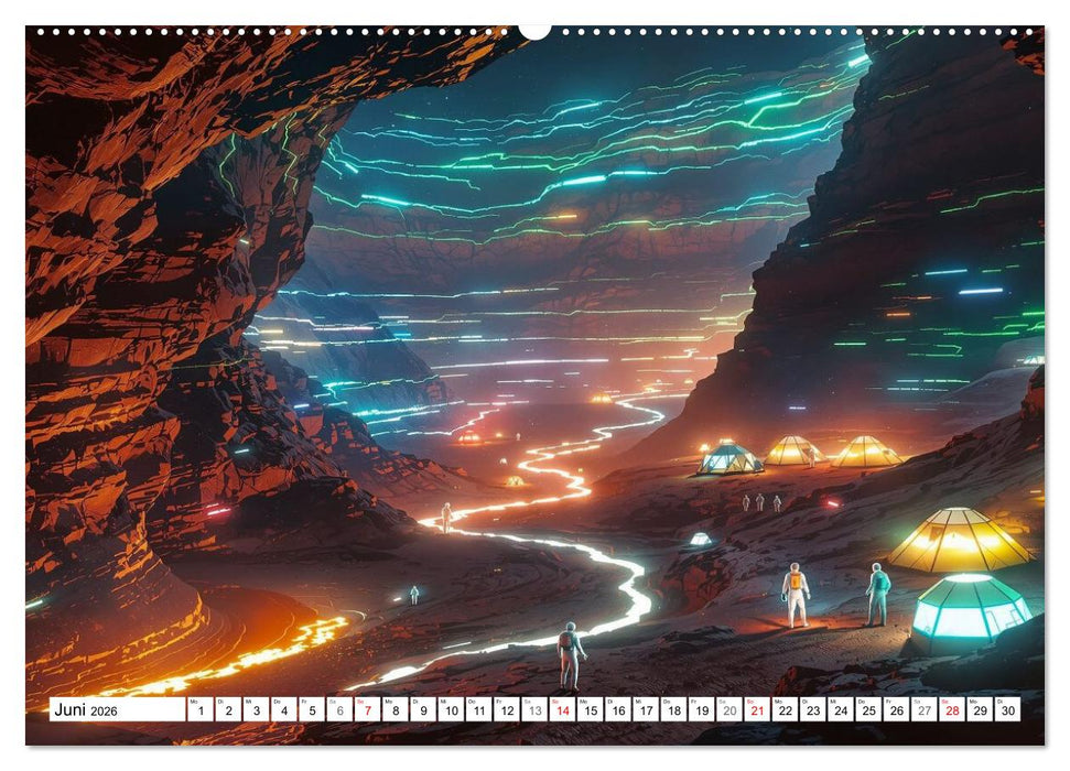 Neuer Morgen Mars (CALVENDO Premium Wandkalender 2026)