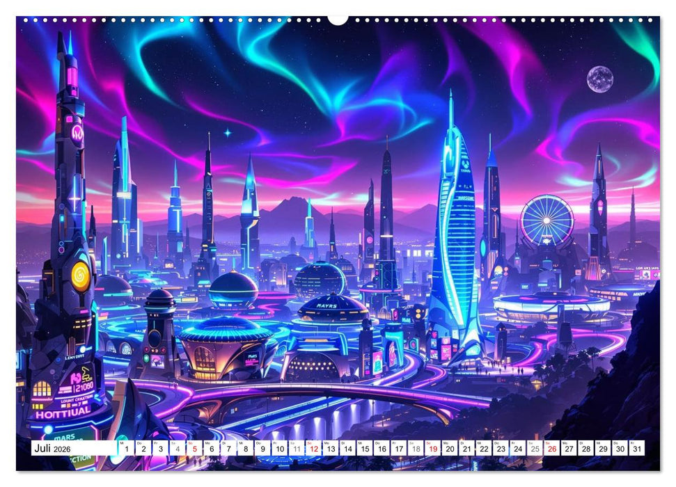 Neuer Morgen Mars (CALVENDO Premium Wandkalender 2026)