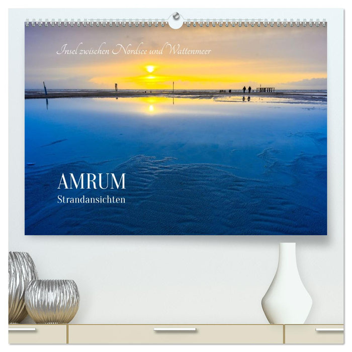 Einzigartige Strandansichten auf Amrum (CALVENDO Premium Wandkalender 2026)