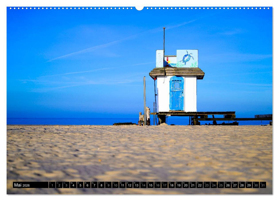 Einzigartige Strandansichten auf Amrum (CALVENDO Premium Wandkalender 2026)