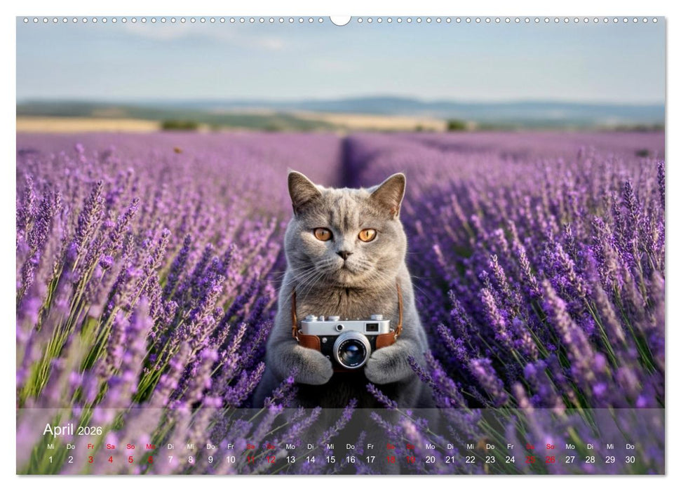 Der Graue Lord auf grosser Tour (CALVENDO Premium Wandkalender 2026)