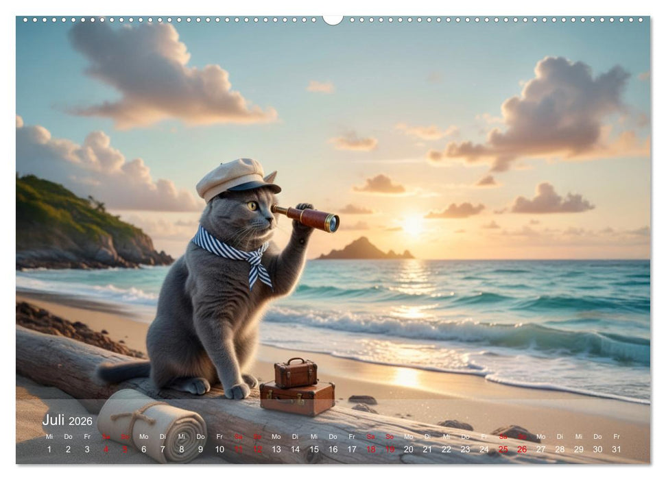 Der Graue Lord auf grosser Tour (CALVENDO Premium Wandkalender 2026)