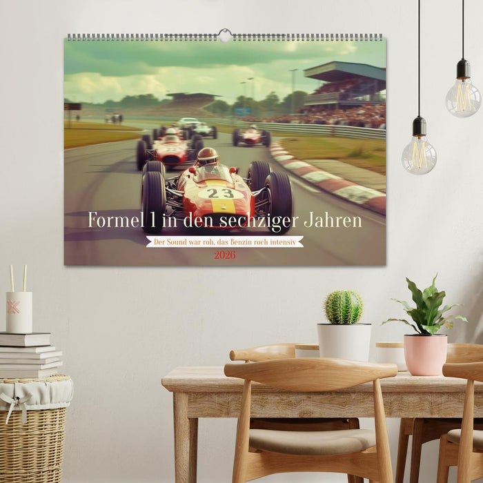 Formel 1 in den sechziger Jahren (CALVENDO Wandkalender 2026)
