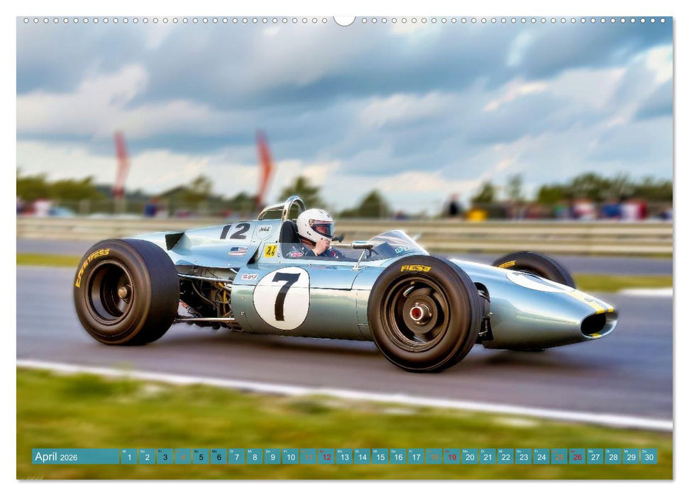 Formel 1 in den sechziger Jahren (CALVENDO Wandkalender 2026)