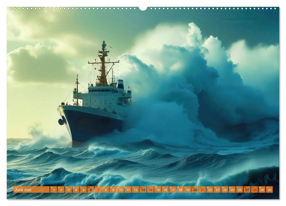 Monsterwellen (CALVENDO Wandkalender 2026)
