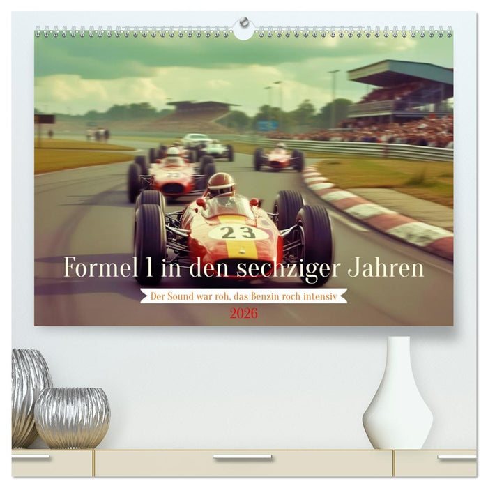 Formel 1 in den sechziger Jahren (CALVENDO Premium Wandkalender 2026)