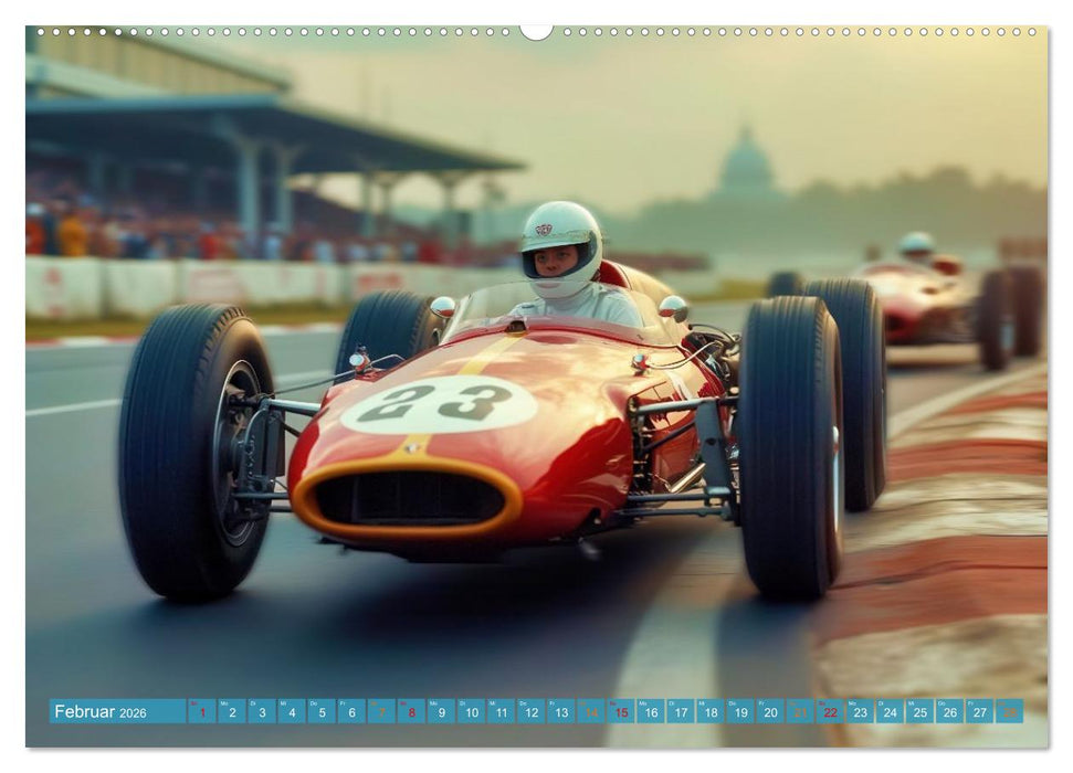 Formel 1 in den sechziger Jahren (CALVENDO Premium Wandkalender 2026)