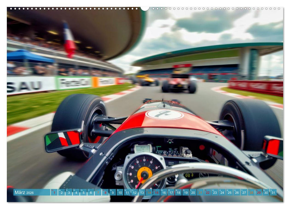 Formel 1 in den sechziger Jahren (CALVENDO Premium Wandkalender 2026)