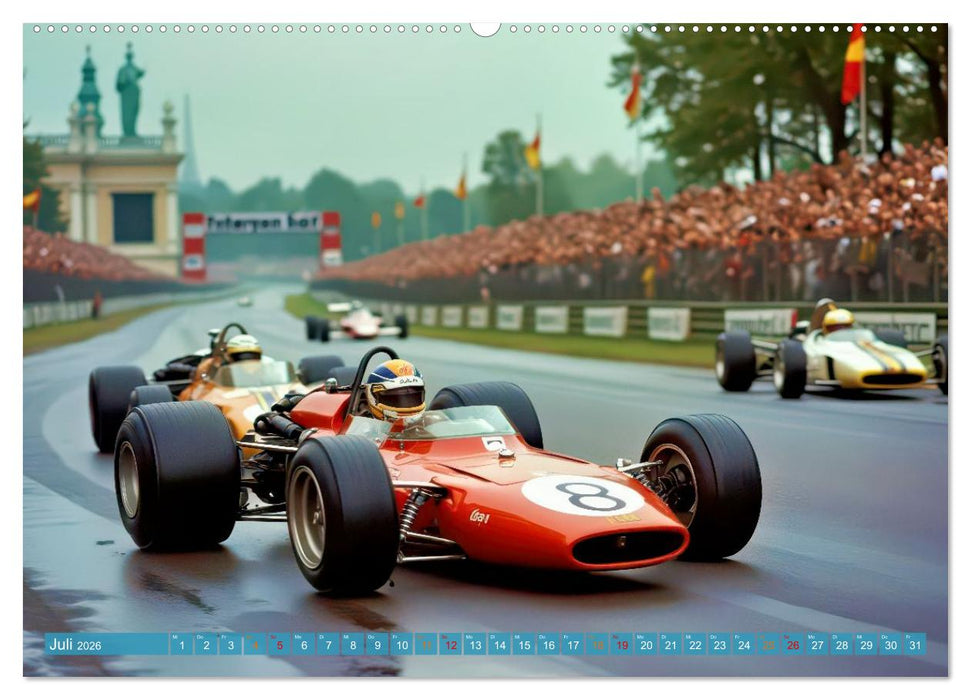 Formel 1 in den sechziger Jahren (CALVENDO Premium Wandkalender 2026)